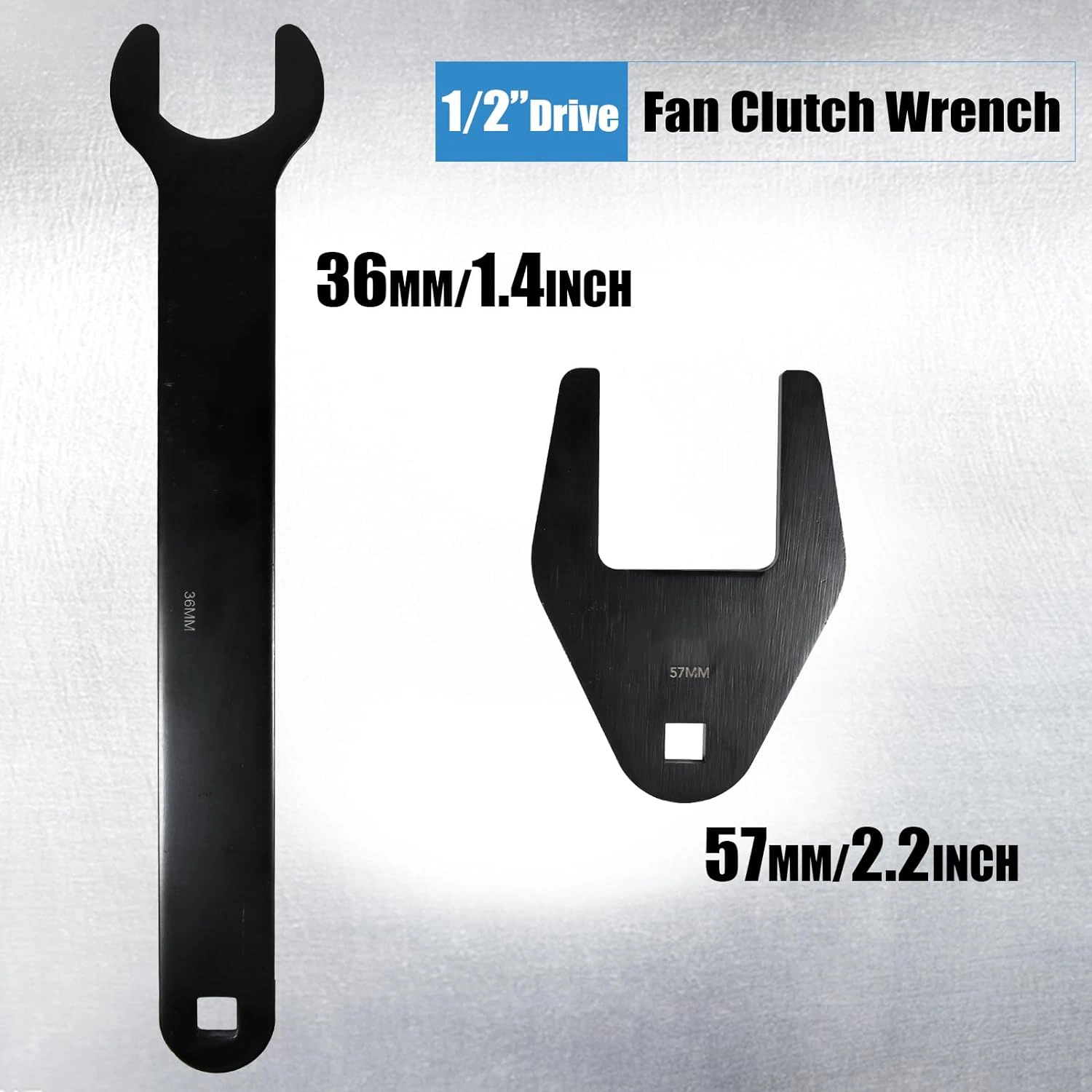 2PCS Fan Clutch Wrench Set for Use with Ford Vehicles Metal
