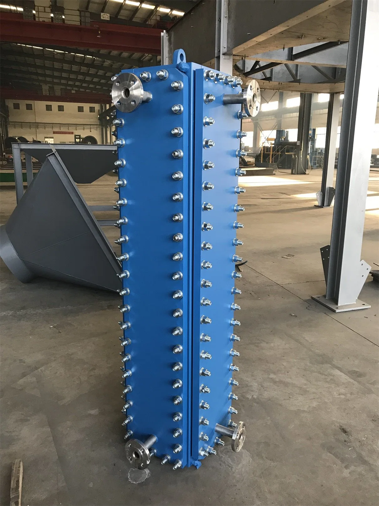 ASME Standard Welded Stainless Steel Plate Heat Exchanger for Oil and Gas Chiller