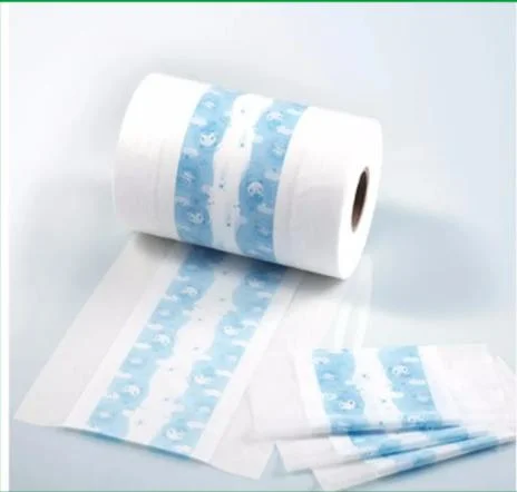 La higiene de las Materias Primas película PE placa trasera para pañales, toallas sanitarias Underpads