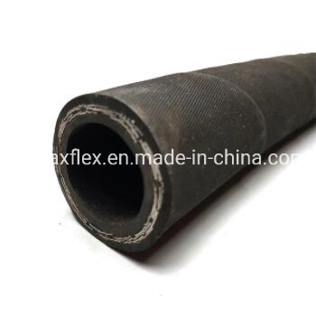 China Supplier of SAE100 R3 R6 High Tensile Fiber Braided Hydraulic Rubber Hose