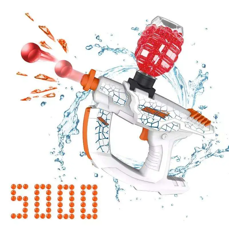 Splatter Ball Gun Gel Guns Gel Ball Blaster Full Auto Gel Gun Blaster Electric Water Ball Blaster Water Gun Toy for Kids and Adults