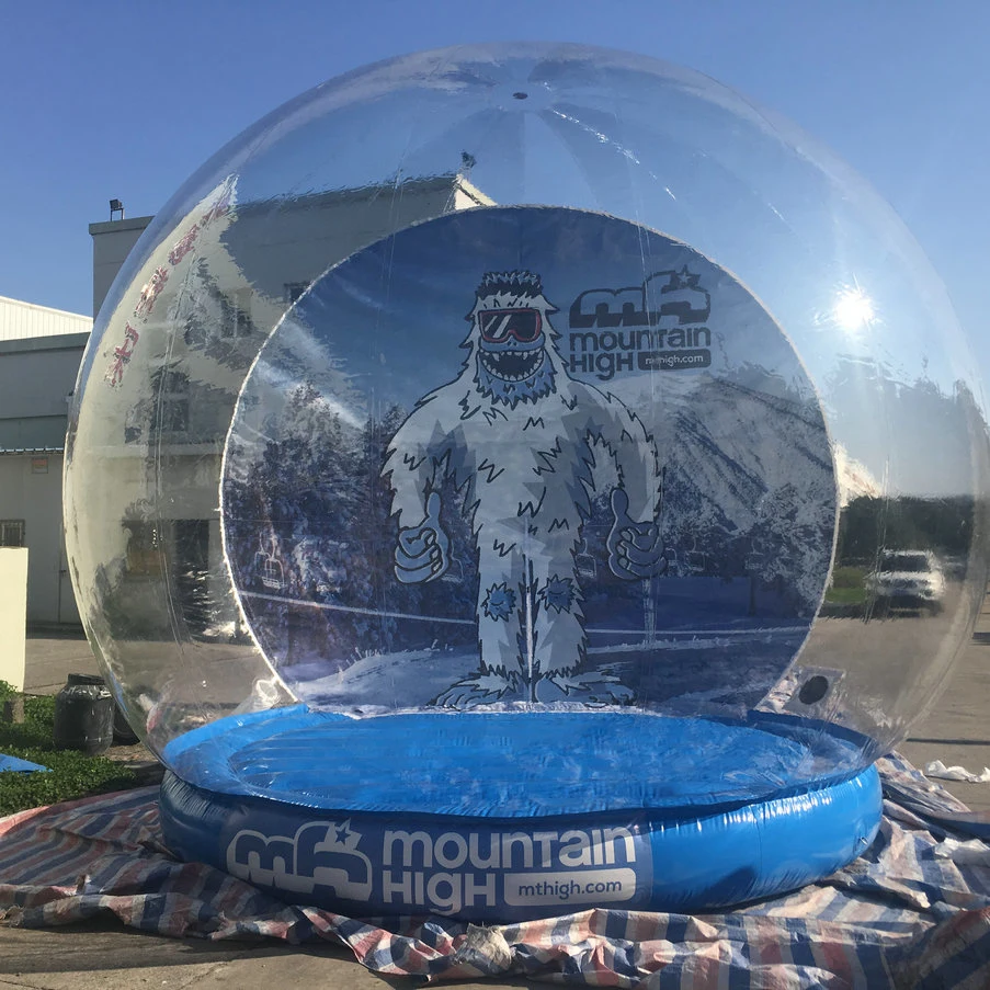 Outdoor Size Customized Inflatable Human Snow Globe for Sale