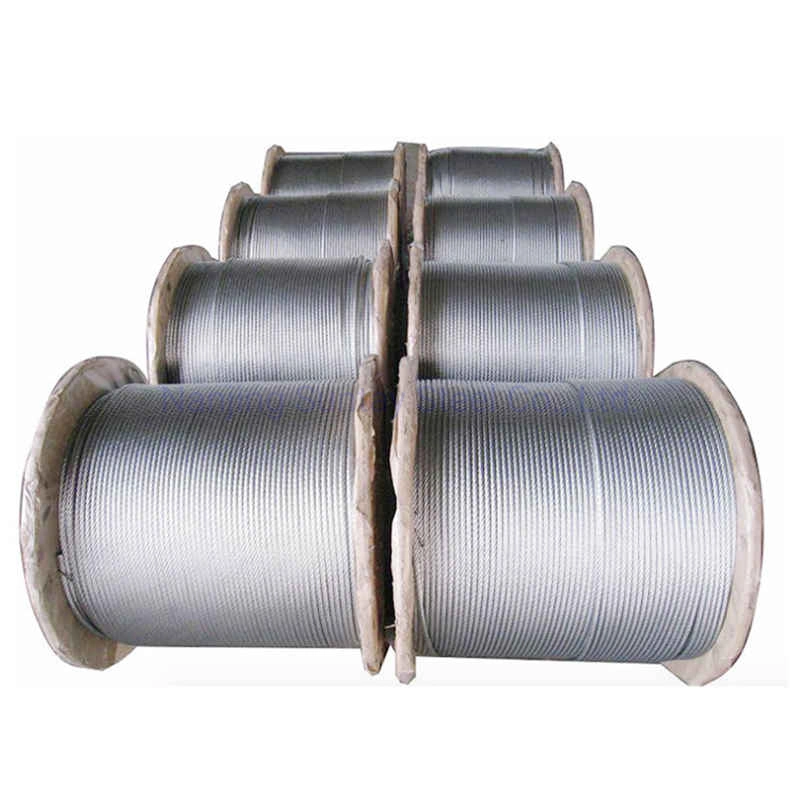 1570-1770 MPa resistencia a la tracción cable de acero galvanizado para óptica Cable de fibra