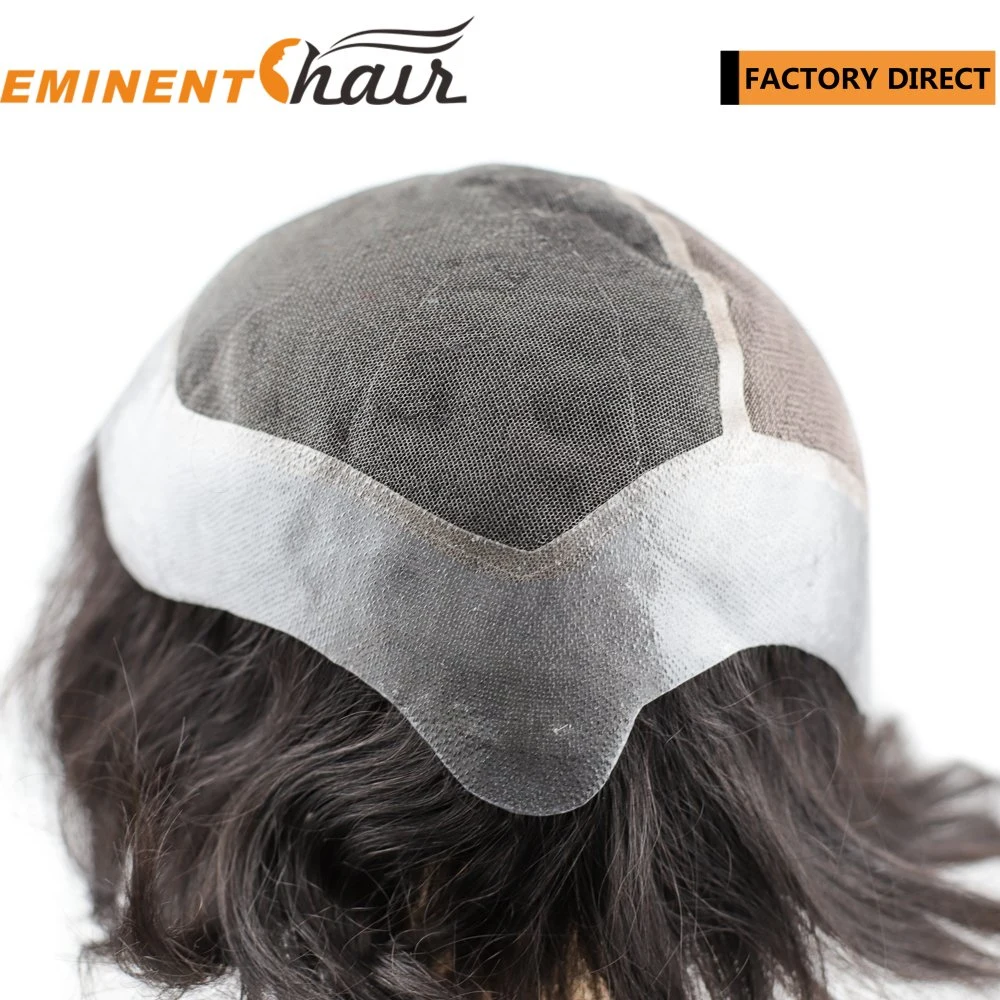 Natural Effect Indian Hair Lace Women Hair Replacement