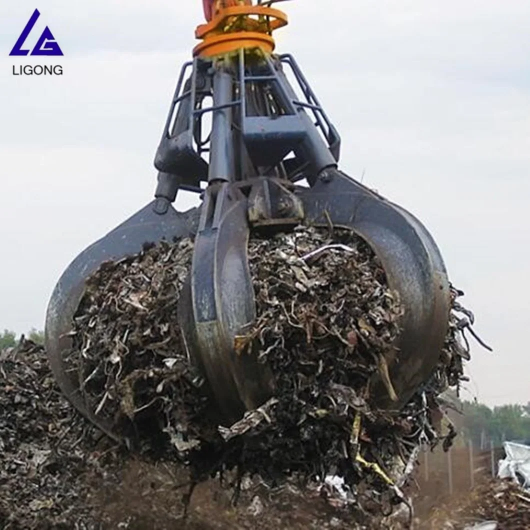 Tenazas de chatarra con Log Grappler giratorio Mini de 5 toneladas de 8 tonelada de excavadoras 10 Ton usa