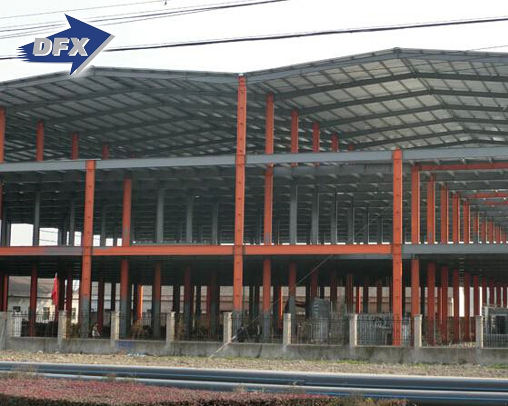 Easy Assembled Ethiopia Prefabricated Steel Structure Warehouse Stores