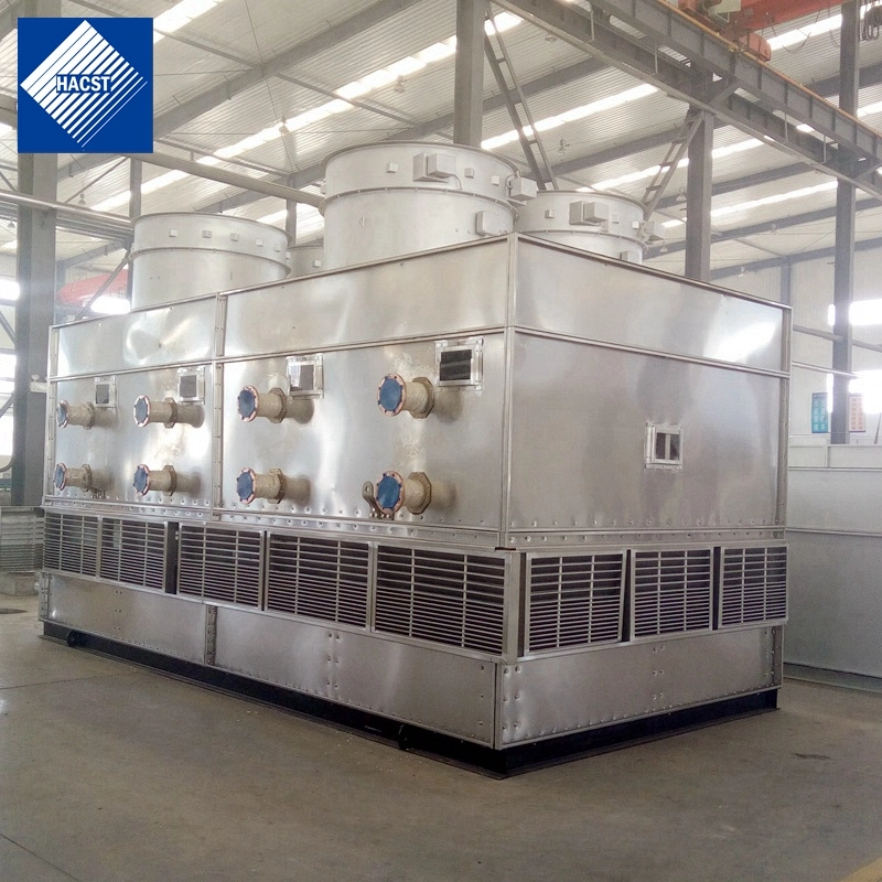 China mejor venta R717 Industrial R507 R22 R404 Condensador evaporativo contraflujo de freón 595kw de refrigeración de amoniaco