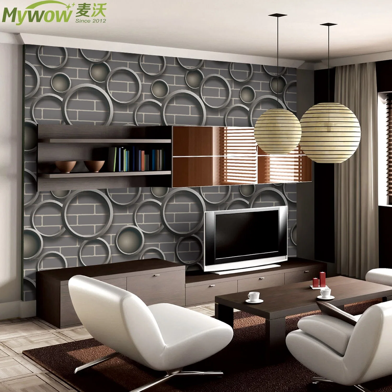 Home Decoration Wallpaper Suede Foam 3D Brick Wall Paper