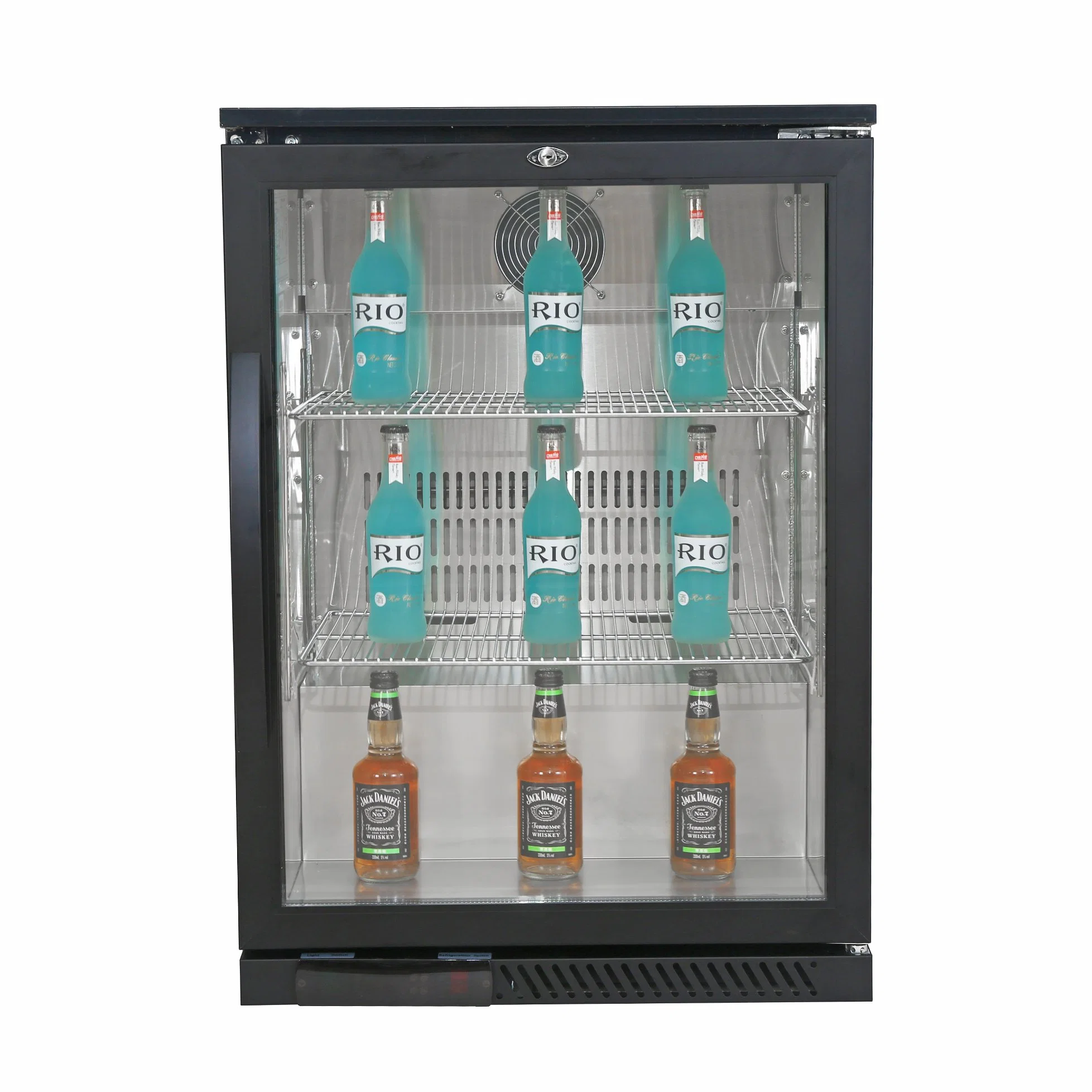 125L Display Refrigerator Back Bar Beer Cooler with Single Glass Door