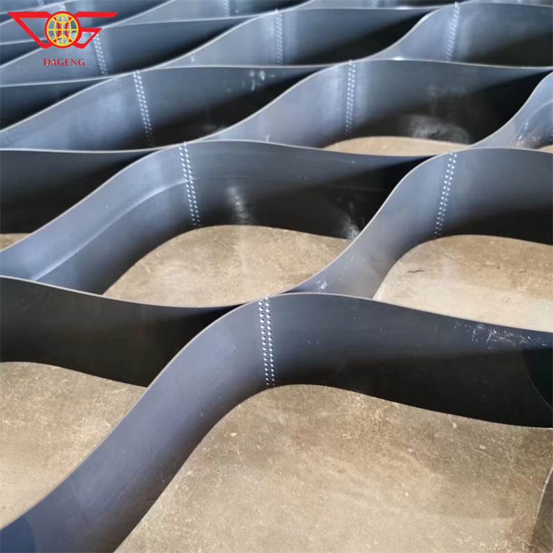 Plastic Driveway HDPE Gravel Grid Geocells for Road Soil Stabilization Geocell Retaining Walls Good Sale