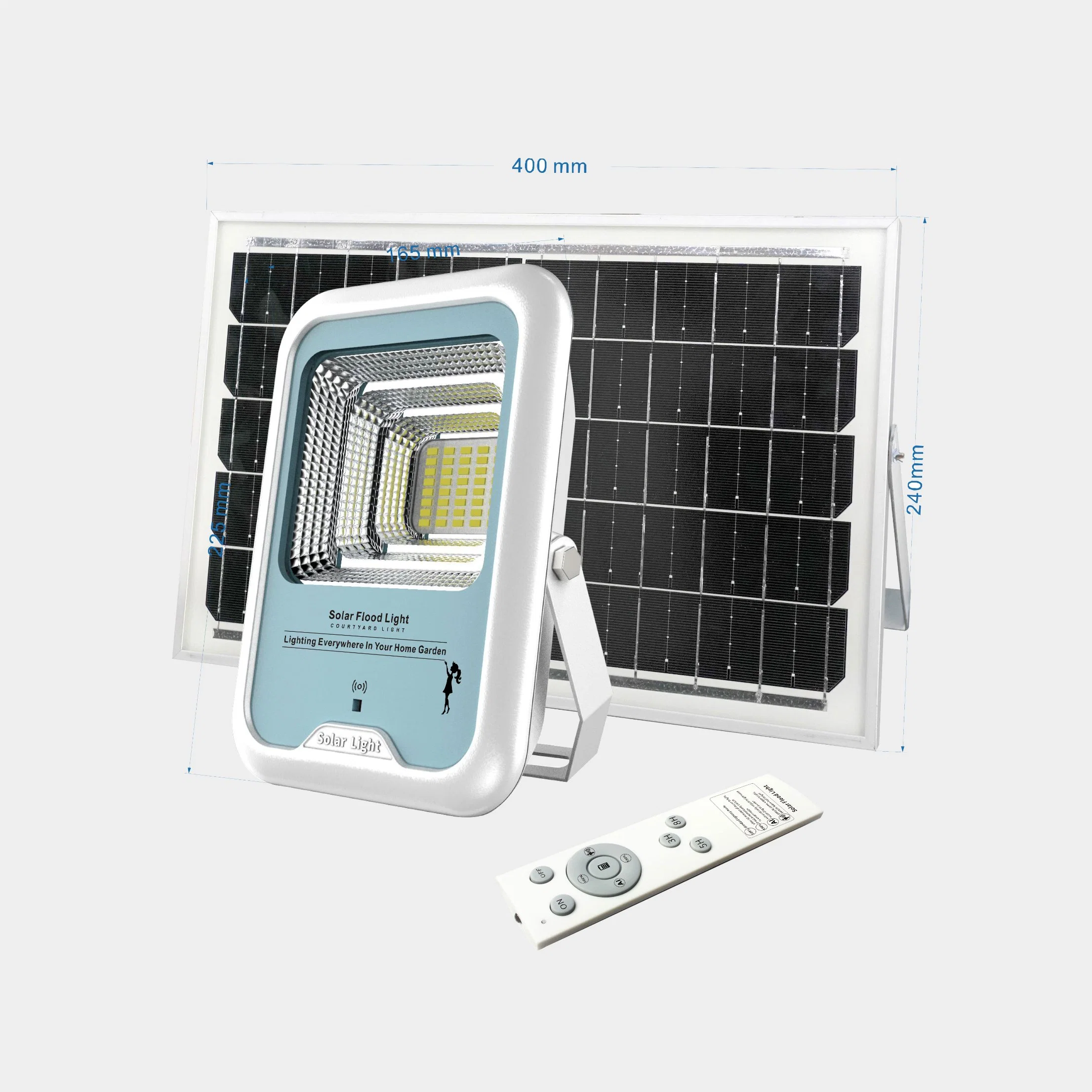 Outdoor Lighting IP66 Hot Selling High quality/High cost performance LED Solar Floodlight