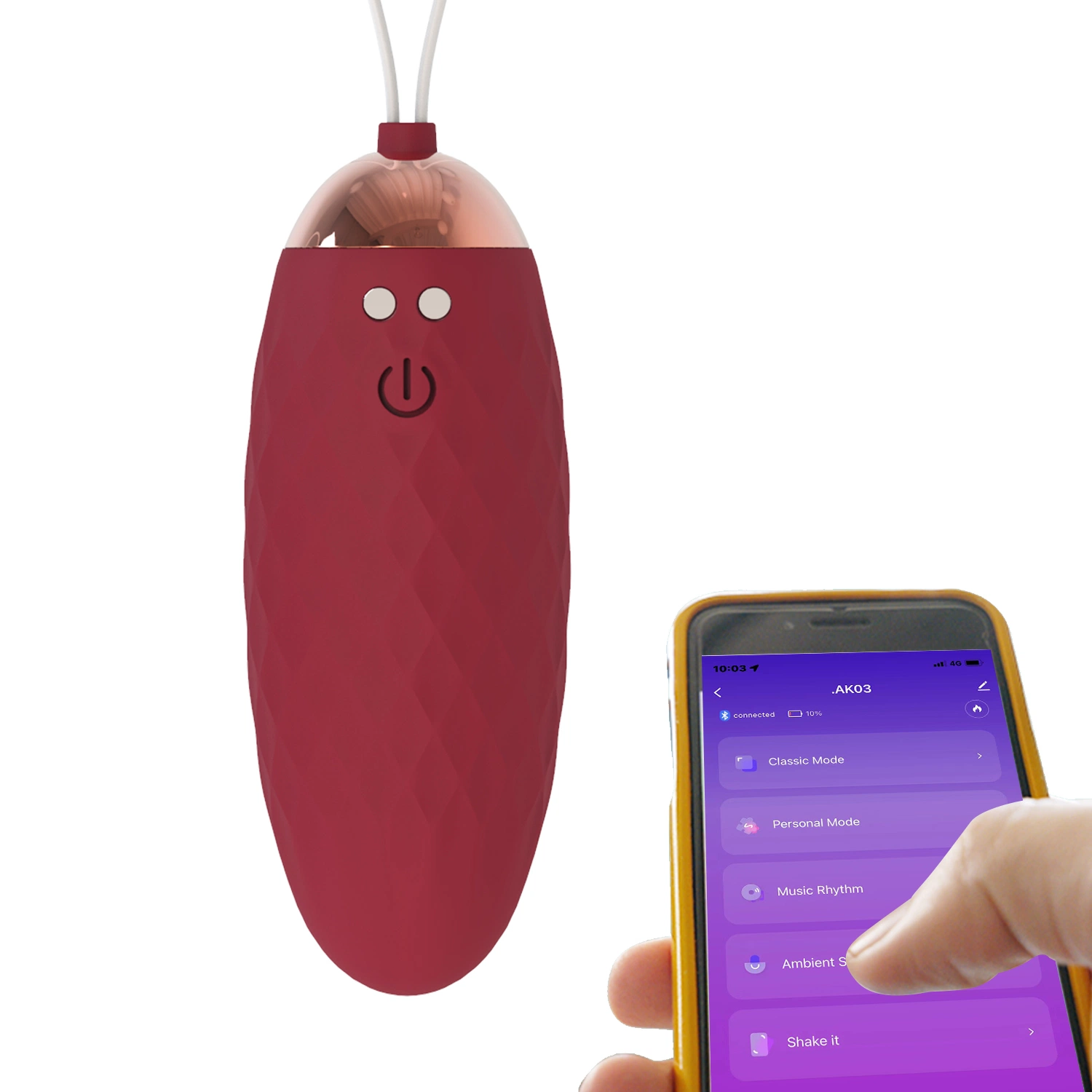 New Design Smart APP Controller Mini Love Vibrating Egg Wireless Remote Control Jump Egg Vibrator for Woman Sex Toy