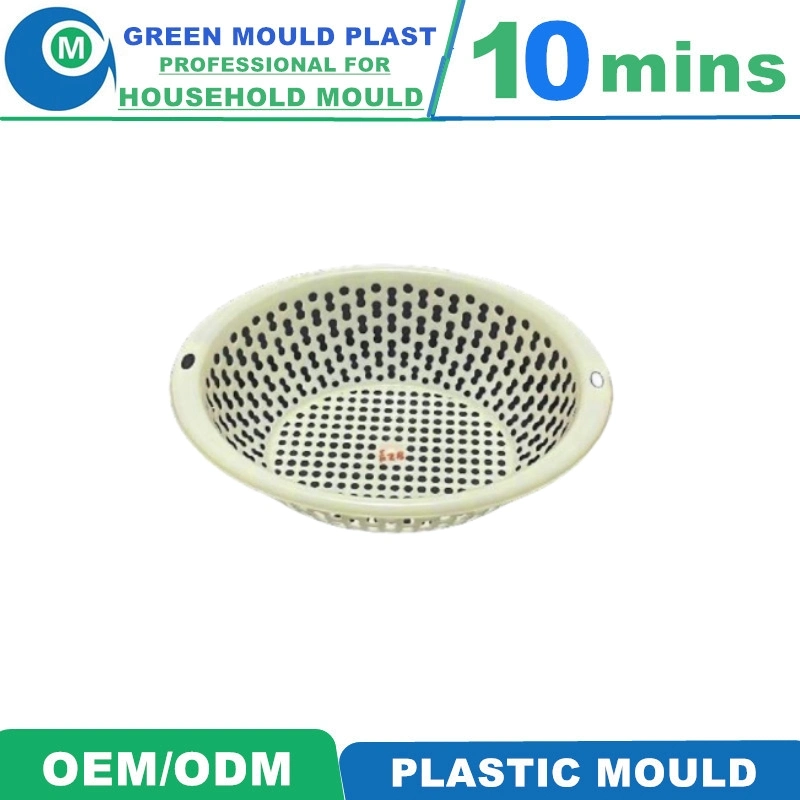 Custom Hot Sell Plastic Round Drain Basket Injection Mold