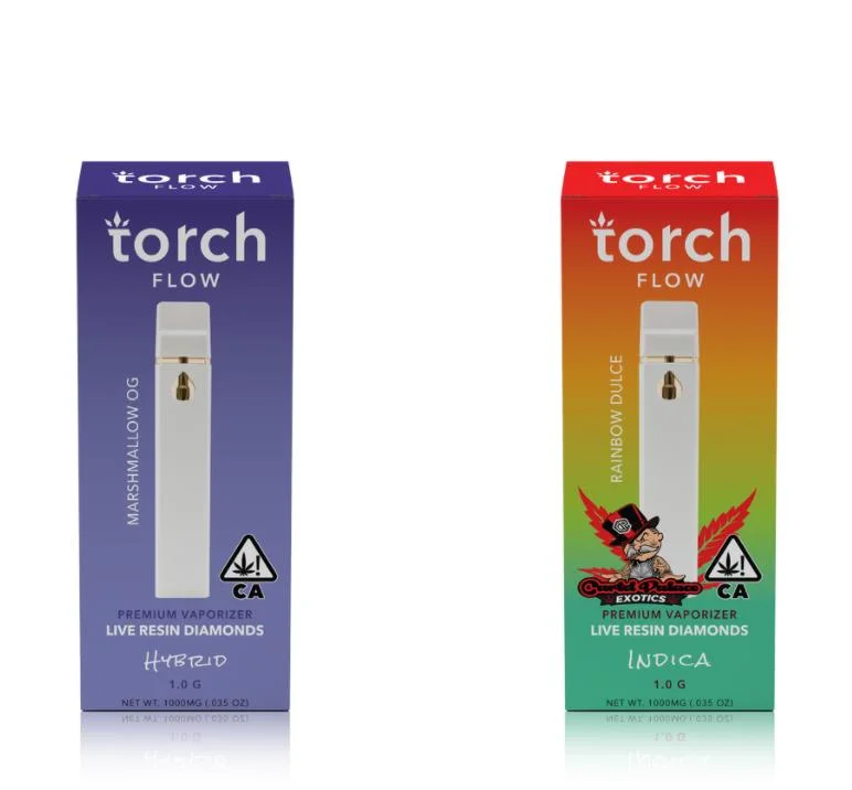 Torch Diamond 2.0ml 2.0g Empty Vape Pod Atomizers with Packaging Disposable/Chargeable Vape Pen Ceramic Coil Type-C Charging