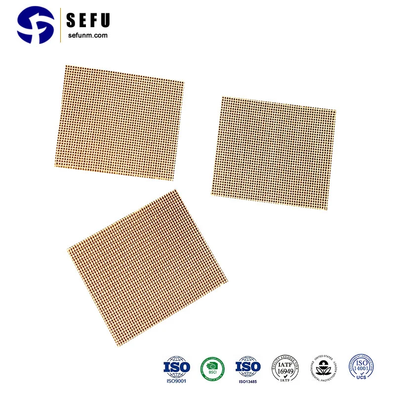 Sefu China Foundry Filters Manufacturing High Silica Fiberglass Mesh Filter Molten Iron Filtration Foundry Mesh Filter for Molten Aluminum Filtering