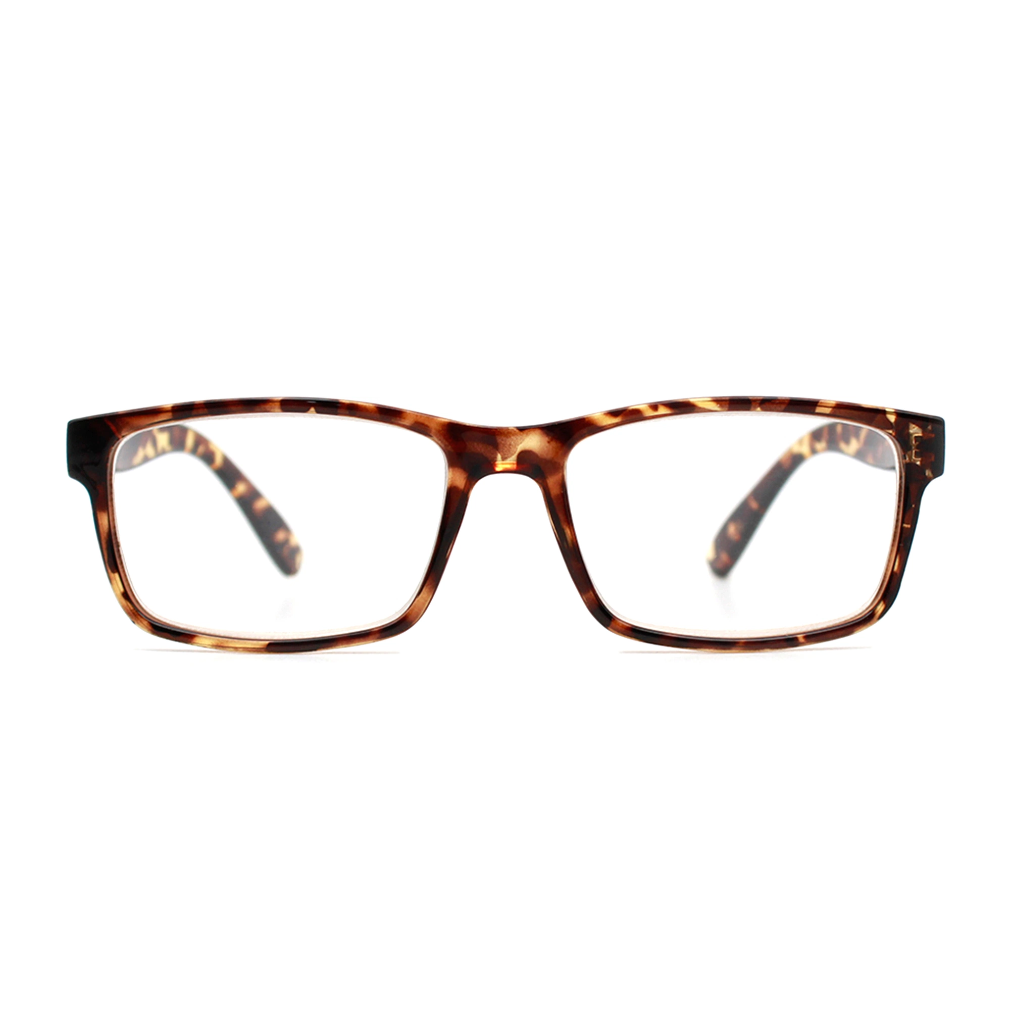 Demi Bastidor Cuadrado compacto promocional Unisex Vintage Eyewear Manufacturier óptica bisagra flexible mejor TR20049 gafas de lectura (PRL)