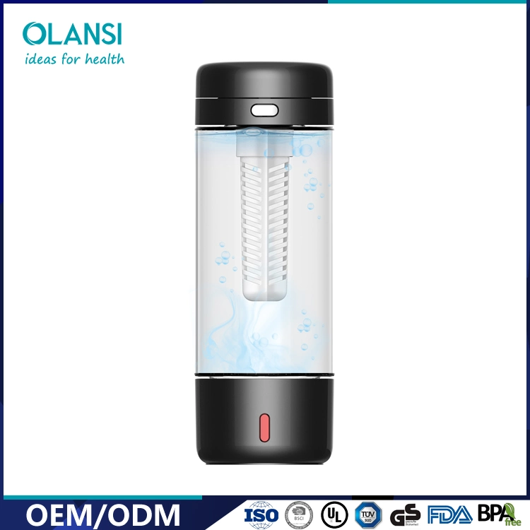 New Item Alkaline Hydrogen Water Bottle Hydrogen Water Cup with USB Charger for Body Healthcare From Yiwu Manufacturer