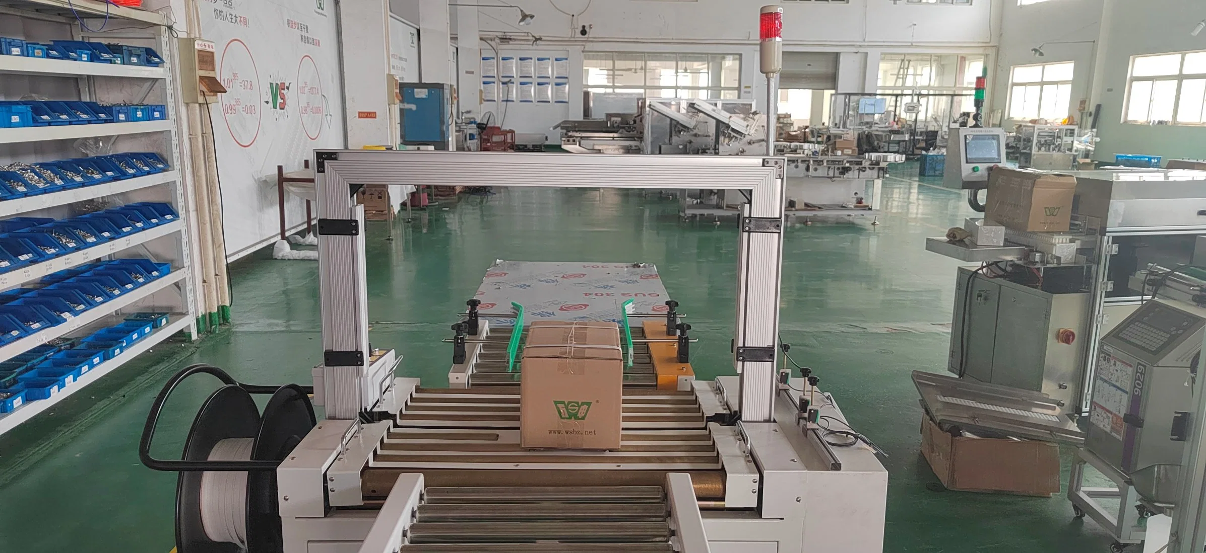 Cost Effective Automtic High Table PP Belt Band Strapping Machine Carton Box Strapping Machinery Banding Strapper Equipment for Packing Line