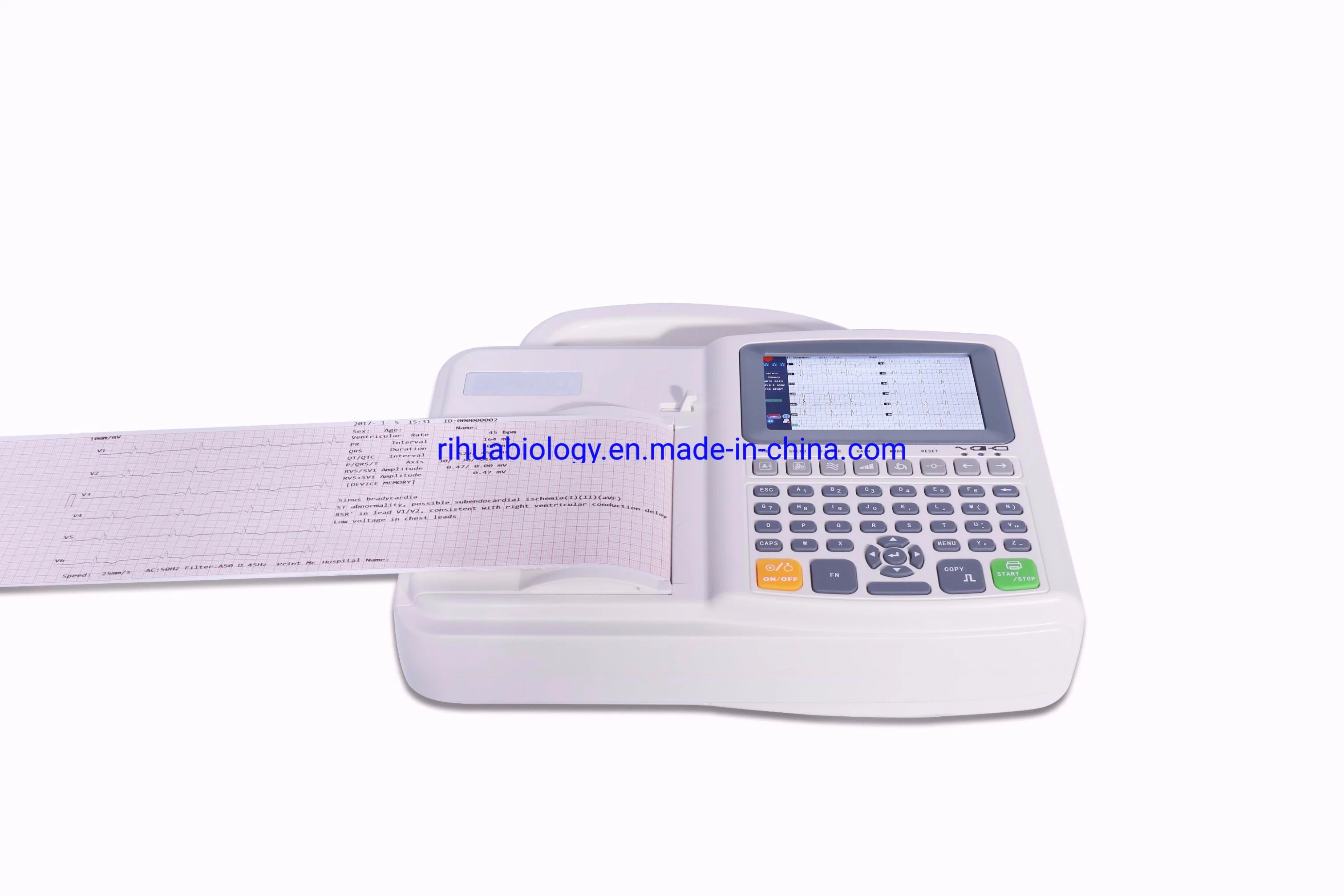 Three Six Multi Channel ECG Machine to Hospital