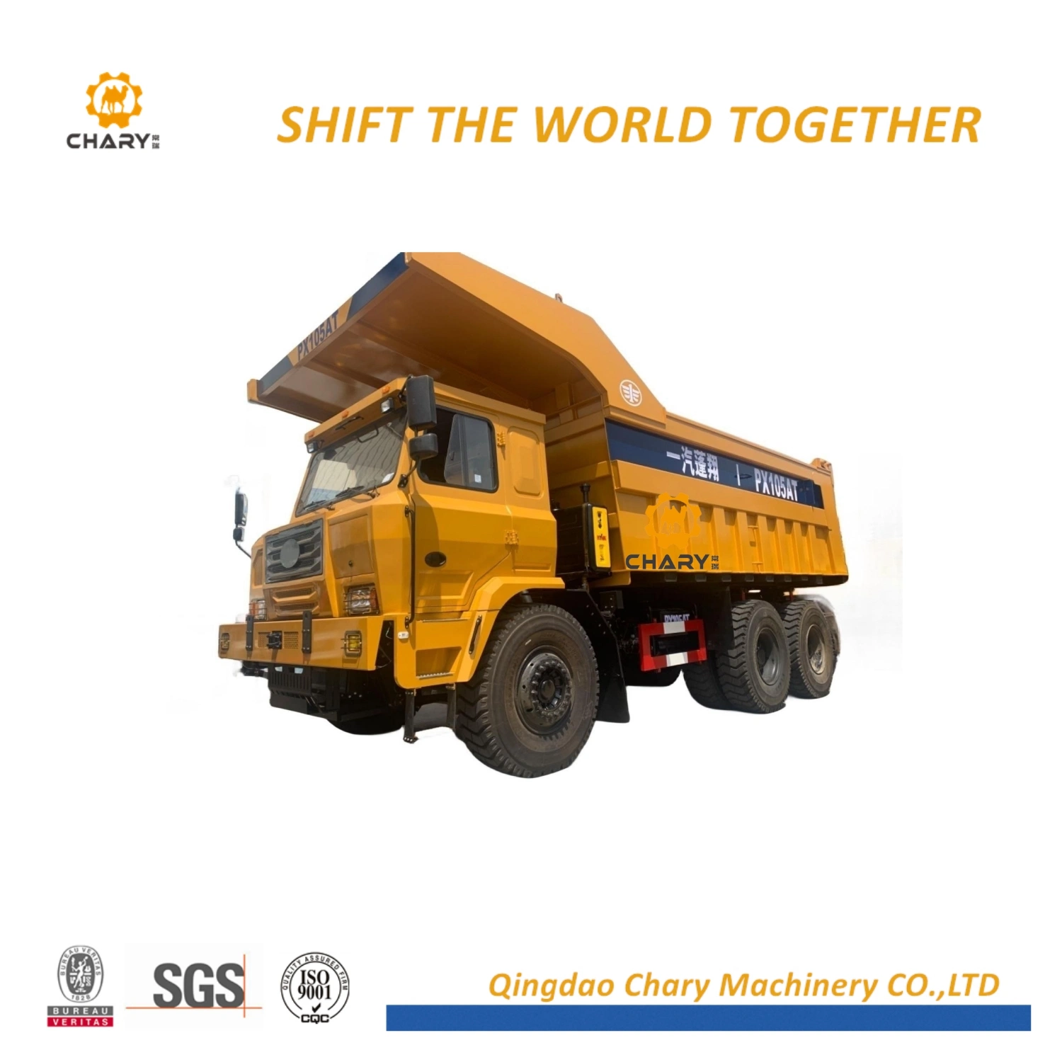 China Fabricação camião de despejo de mineração FAW 6 * 4 530HP para serviço pesado