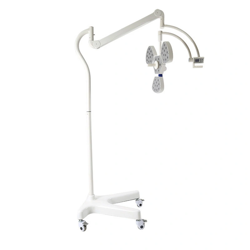 OEM Standing Movable LED5 Shadowless Surgical Lamp Operating Light with Casters