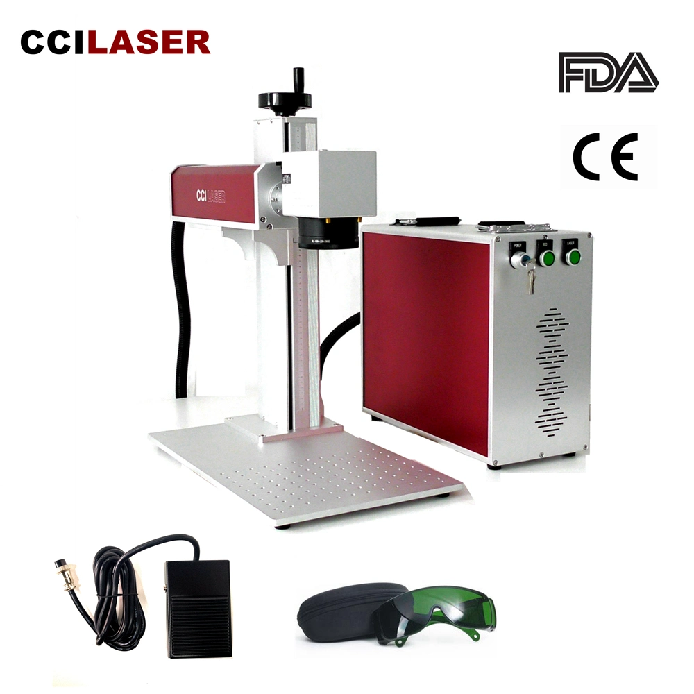 Tragbare Laser-Markiermaschine für Nummerierung Taubenring PVC