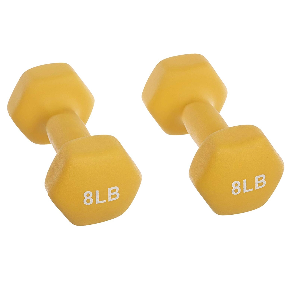 Cheap Wholesale/Supplier Home Fitness Yoga 0.5kg 1kg 2 Kg 3kg Hex Rubber Dumbbell Sets