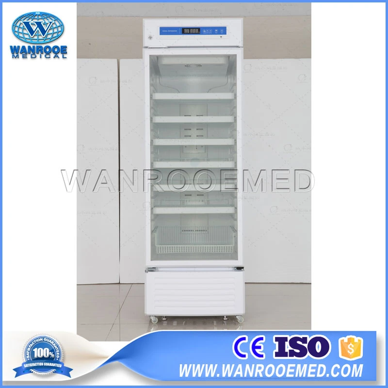 Yc-395L Hospital Laboratory Single Door 2-8 Degree Deep Blood Bank Refrigerator Medical Vaccine Freezer