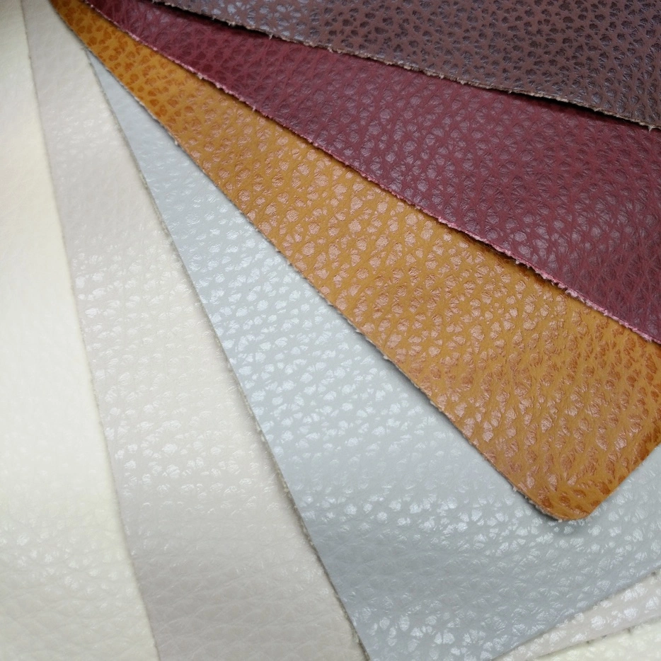 Real Leather Look Suede PU Leather for Furniture