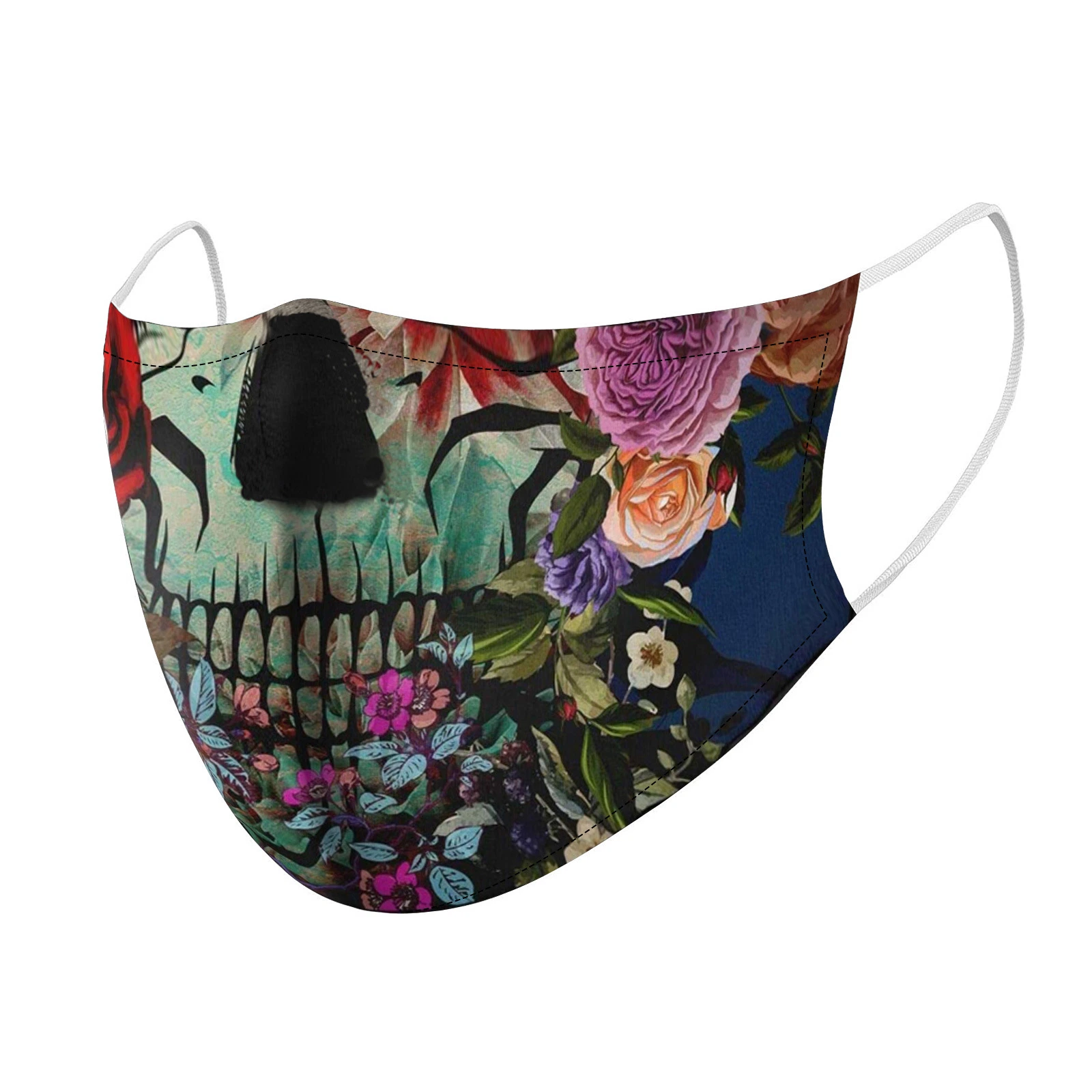 Manufacturers Custom Cotton Breathable Washable Creative Funny Halloween Theme Party Fashionable Cheap Reusable Face Mask