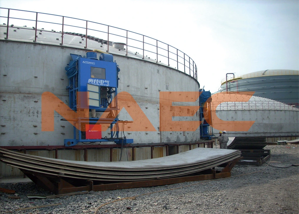 Gases de óleo do tanque de armazenamento de máquina de solda para a construção do tanque (cadeia SEFG/AGW)