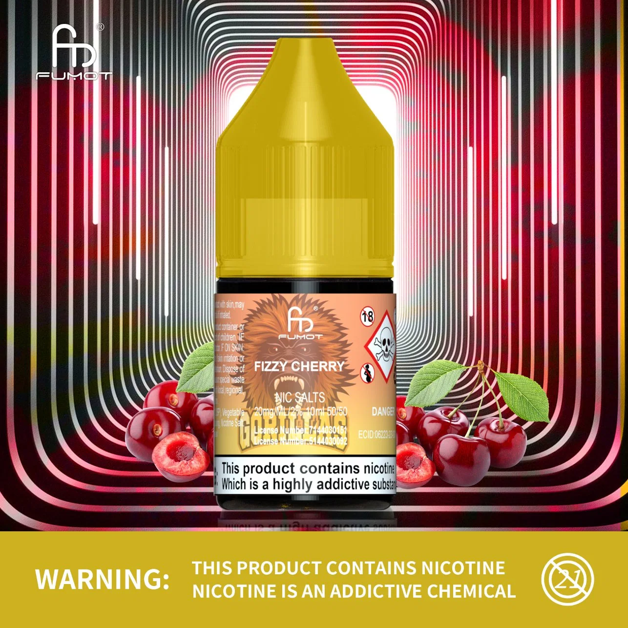 Randm Vape E-Liquid Tornado 7000 E-Juice с 10 мл мультиколор