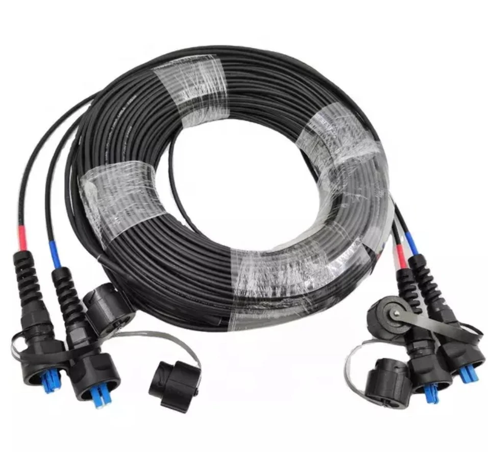 3,0 mm 5,0 mm de cable Cable de conexión de fibra de Conex FTTH Vehículos blindados de LC/UPC-LC/UPC Sm Cable de conexión de fibra óptica Cable Óptico puente