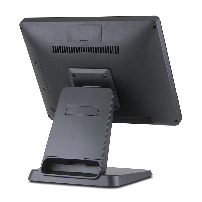 Black Single Screen 15 Inch Capacitive Touch Cash Register POS System