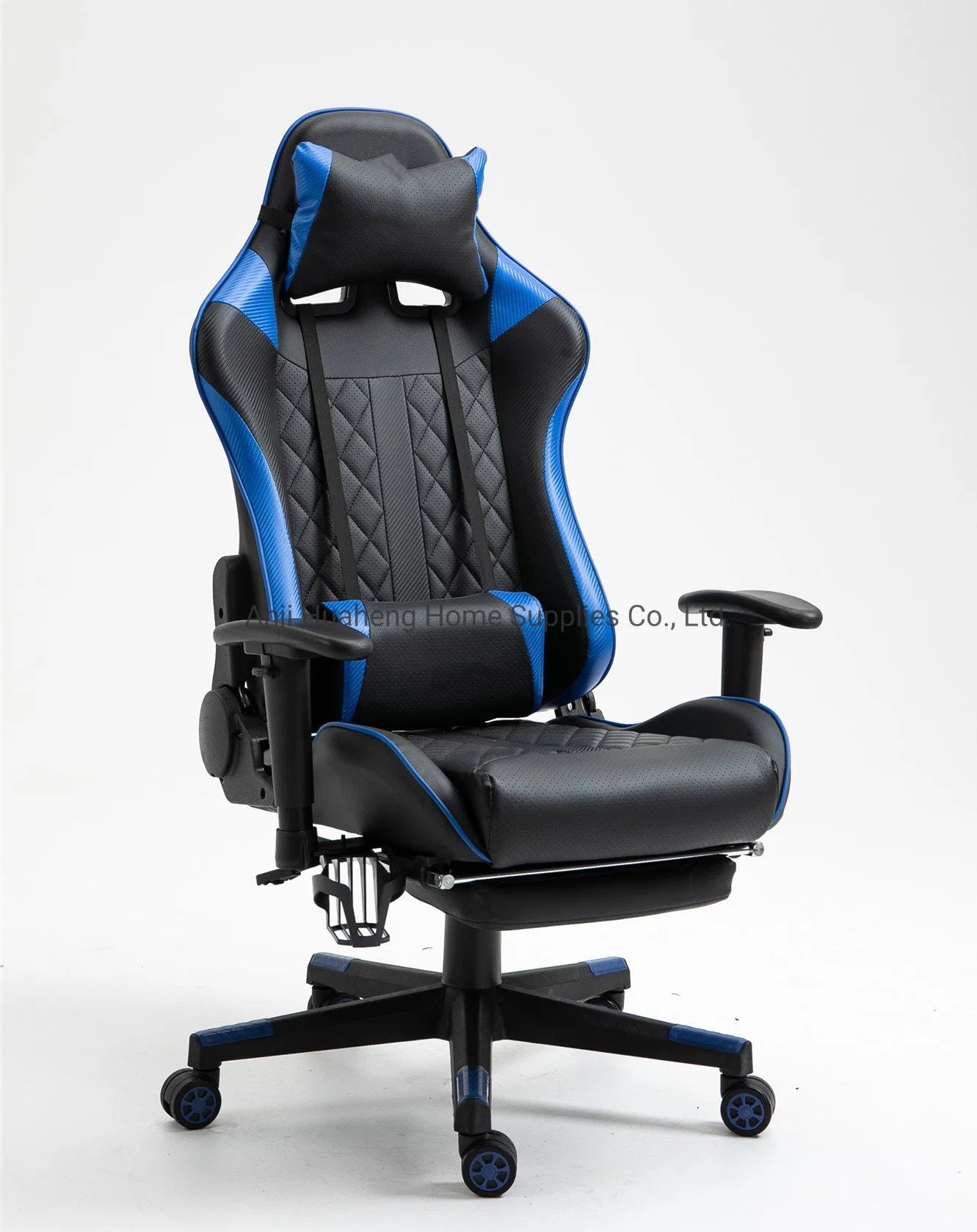 Anji Factory Ergonomic Reclining Gaming Chair with Footrest Cup Holder Office Chair