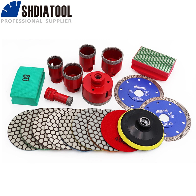 Vacuum Brazed Diamond Core Drill Bits Tile Hole Saw Bits Set