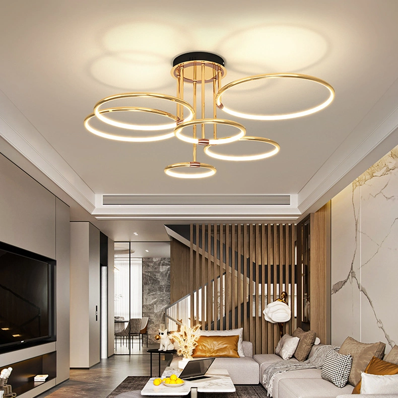 2023 New Launch Tpstarlite Contemporary Acrylic Ceiling Lamp LED Lighting Circle Ceiling Lamps Bedroom Ceiling Lamp