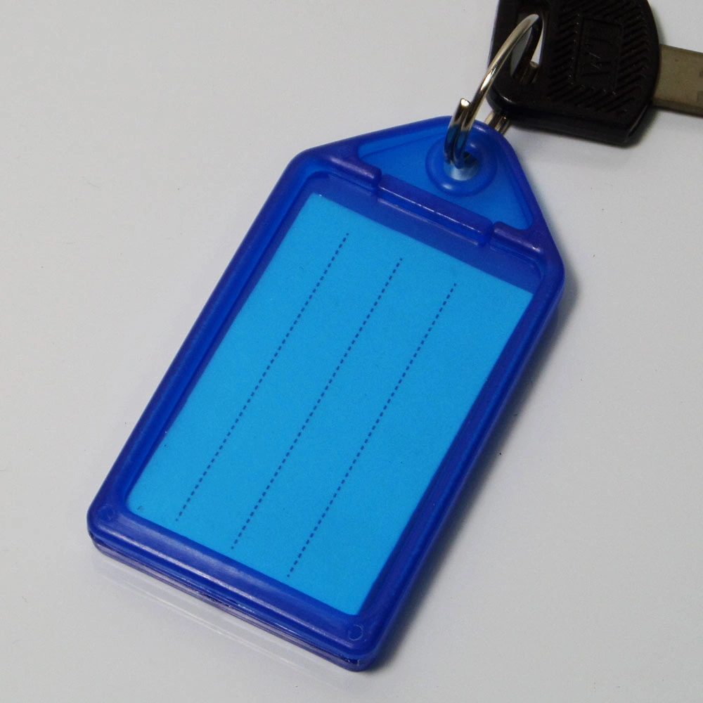 Jumbo Size Plastic Blank Key Tags Travel Luggage Labels