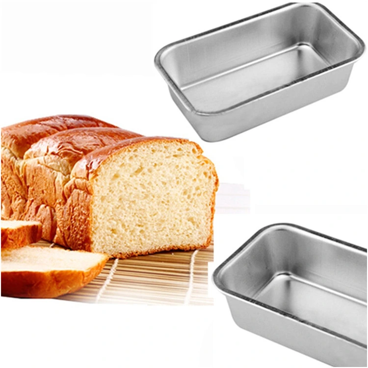 Rk Bakeware China-600g Nonstick 4 Straps Farmhouse White Sandwich Bread Tin