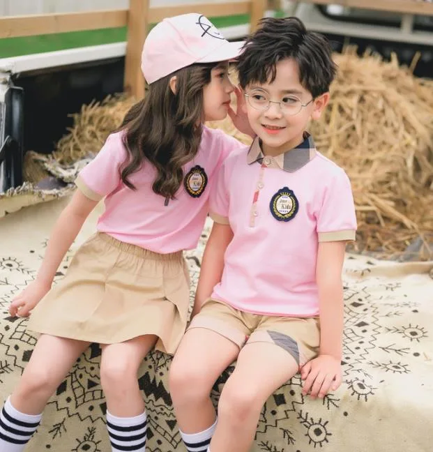 2023 Summer New Primary and Secondary School Uniforms Manufacturers Customized Apparel Wholesale/Supplier Sports Short-Sleeved Kindergarten Clothes