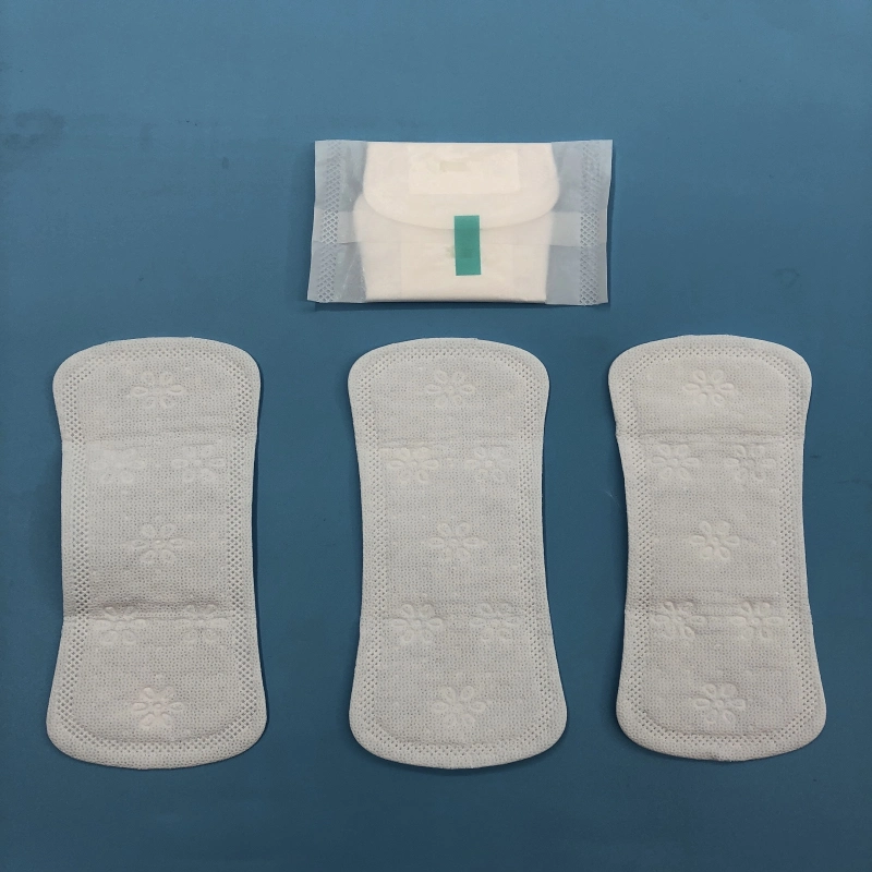 Hot Sale Factory OEM Skin-Friendly Breathable Lady Sanitary Pads 155mm Panty Liner