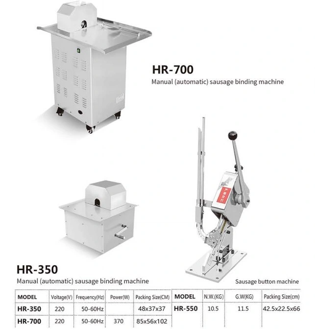 Professional Sausage Casing Clipper Clipping Machine U-Shape Sausage Ham Sealing Machine Commercial Sausage Machine