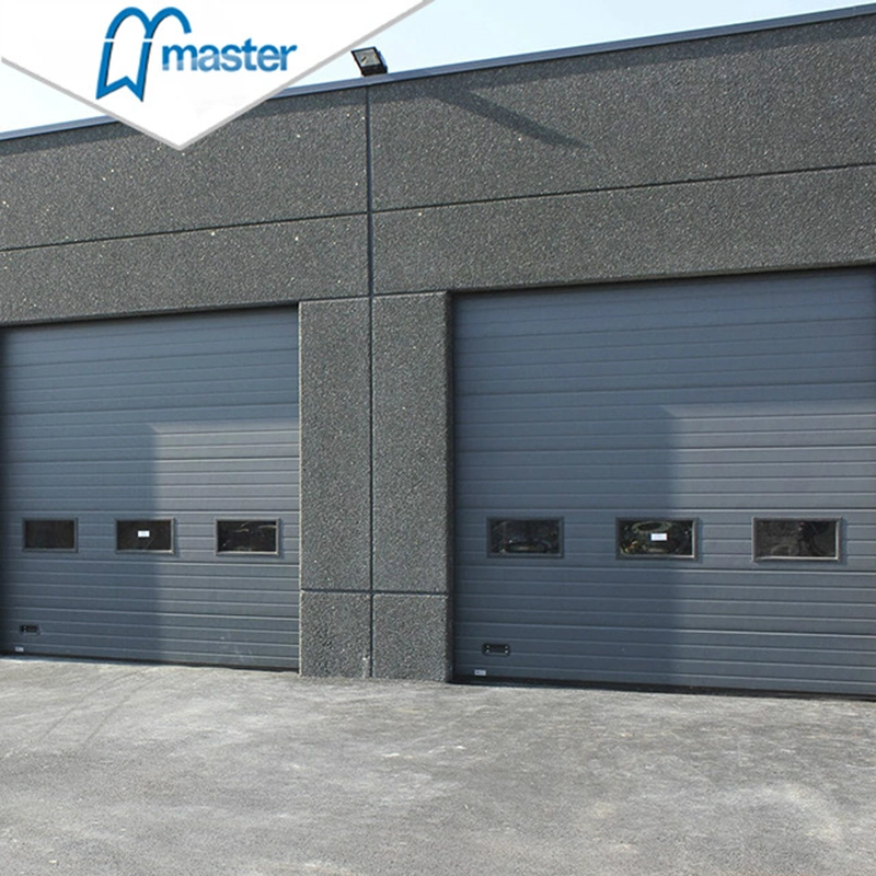 Fire Proof Sectional Industrial Galvanized Steel Door