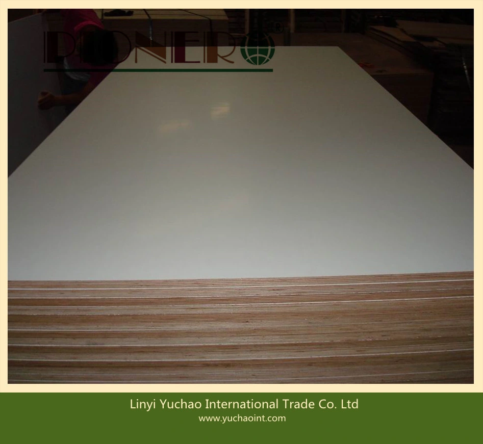 China Supplier E1 Grade Melamine Board for Sale with MDF/ Particle Board/ Plywood Base Board