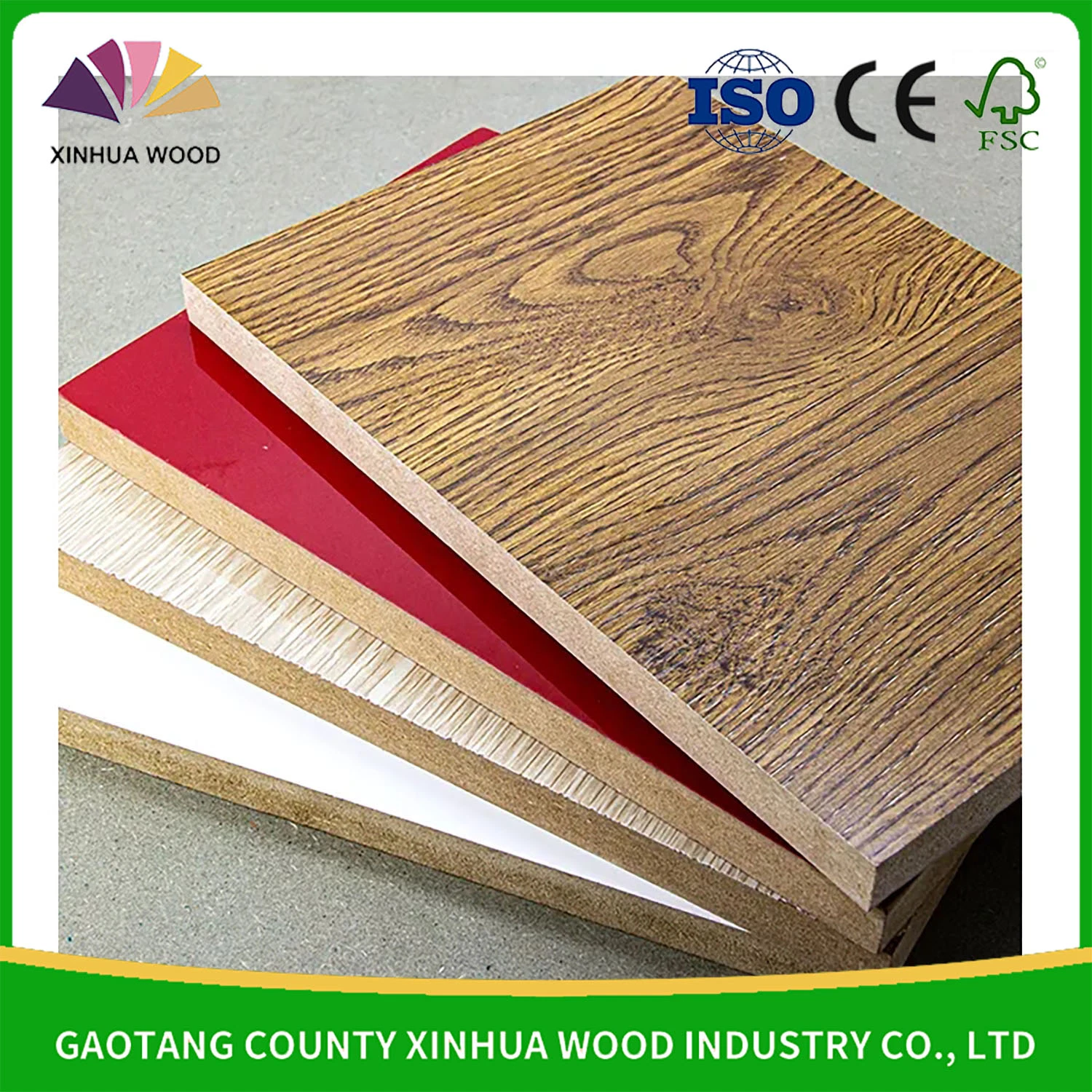 Cheap Price Interior Solid MDF Panel Wood Plain Hollow Core Moulded Door for Houses