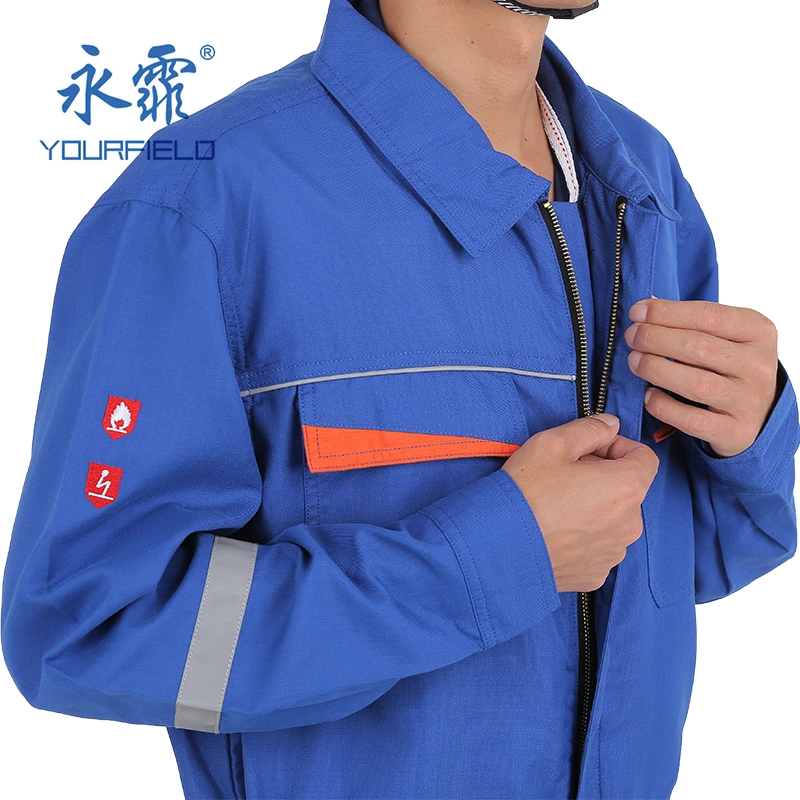 Fire Retardant and Anti-Static Workwear Clothes 100% Cotton