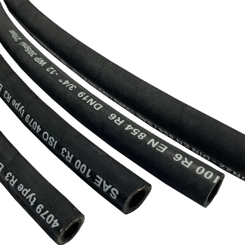 4sh High Flexible 1/4"- 2" Rubber Hydraulic Hose 4sh for Construction Machinery