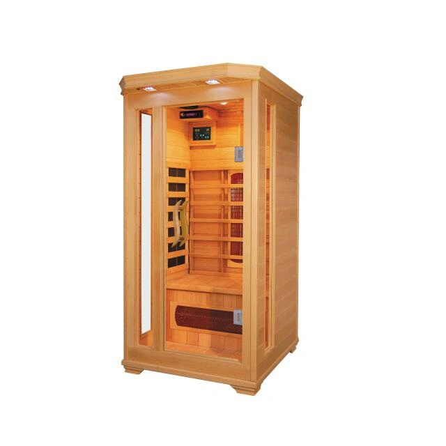 2023 La alta calidad Sauna Infrarrojo Lejano con cicuta/sauna de madera de cedro rojo