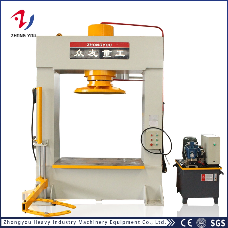 Forklift Tire Repairing Solid Tyre Pressing Machine 200 Ton Gantry Hydraulic Press