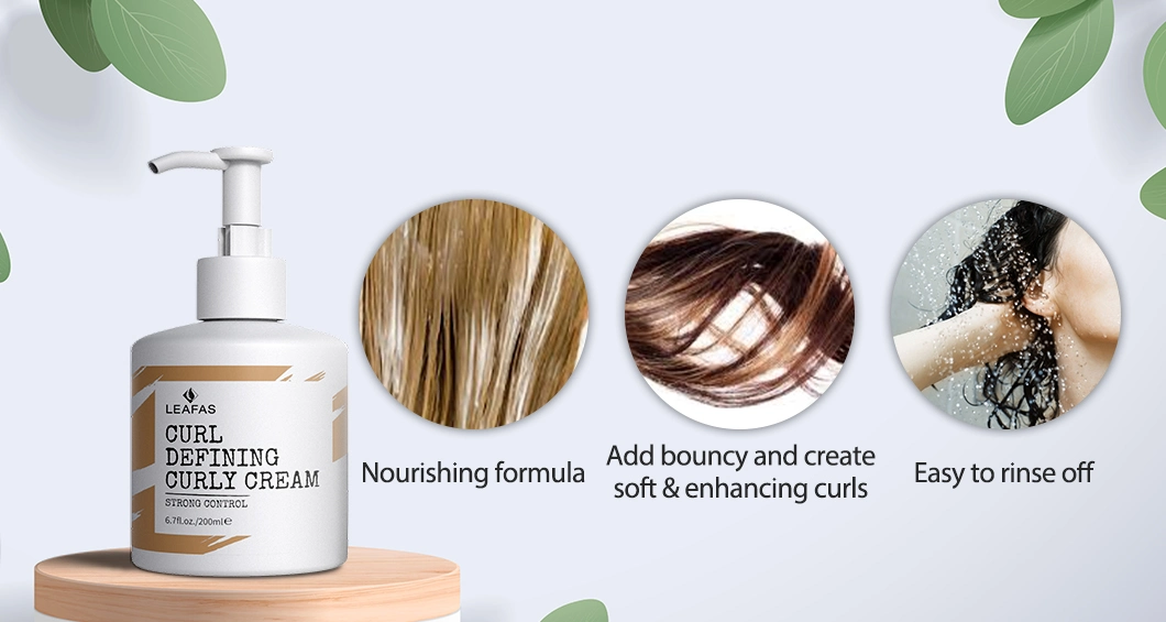 Professional Hair Styling produits sous étiquette privée Curly crème